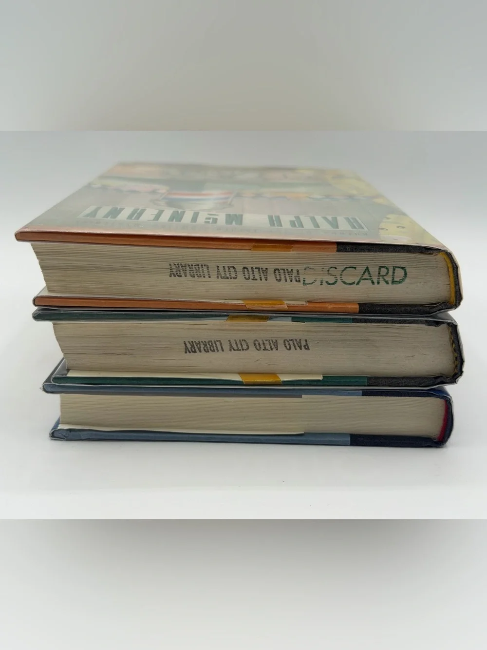 Lot of 3 Ralph McInerny Hardcover Books Mom & Dead/Easeful Death/Infra Dig